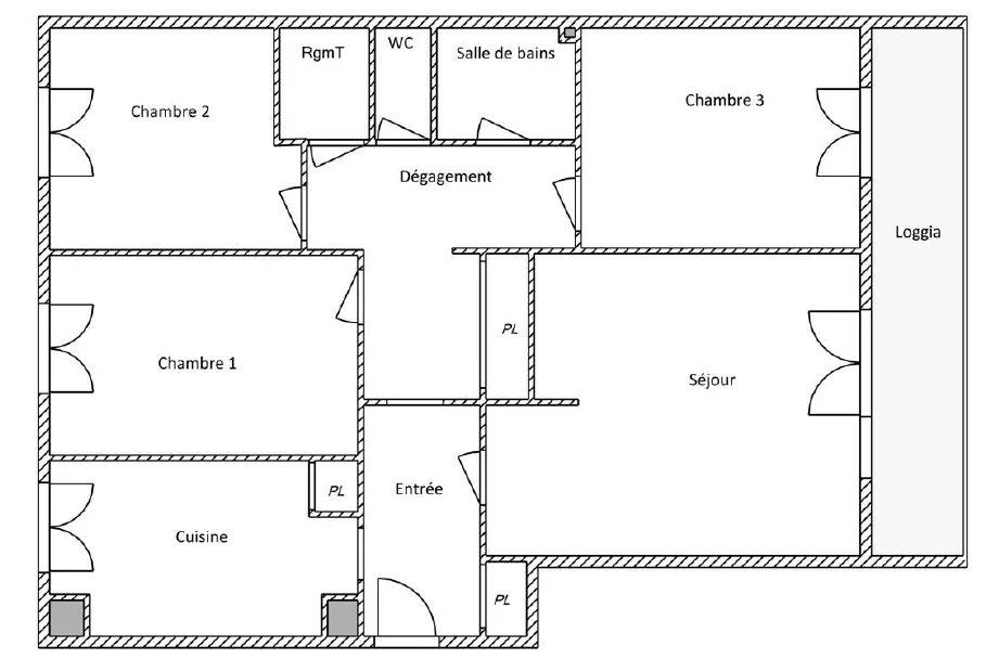 Location Appartement TARASCON surface habitable de 79 m²